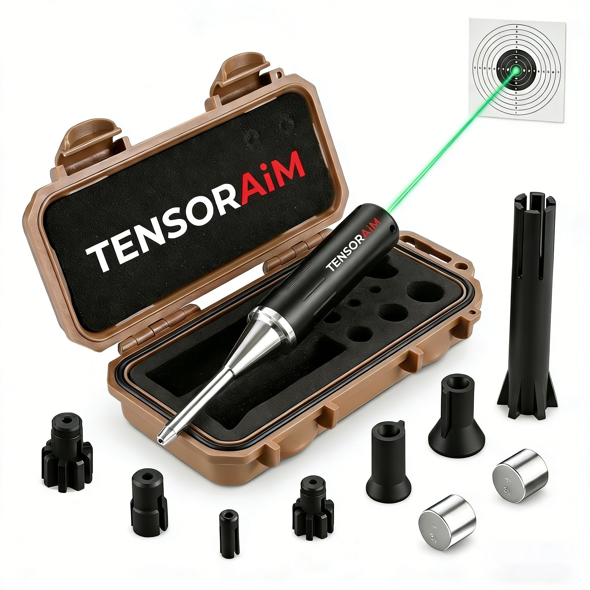 Green/Red Laser Bore sighter – Enhanced Visibility for Outdoor Precision - TensorAim